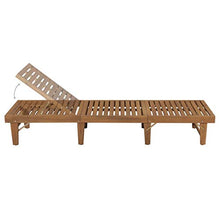 Tidyard Lettino Prendisole Pieghevole in Legno Massello di Acacia, Sedie a Sdraio da Giardino, Lettino da Esterno, Lettino Prendisole 200 x 61 x 30/86 cm