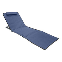 Papillon 8043521, Tappetino da Spiaggia, Imbottito, reclinabile, con Schienale Pieghevole, Unisex, per Adulto, Blu, Taglia Unica