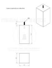 MEGALUXFRANCE - Set di 4 piedi per letto, mobili, quadrati in faggio massiccio, 80 x 80 x 150 mm
