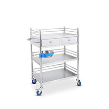 Carrello Medico per Trattamenti Auto in Acciaio Inossidabile Tavolo Strumento/Veicolo Medico Veicolo Chirurgico/Veicolo per Cambio Veicolo Strumento/Beauty Scaffale per Piccole Bolle