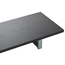Festnight Lavandino Ovale Bagno Appoggio 2 pz in Ceramica Bianca/Nero con Mensola da Parete Sospesa,Lavabo Ovale da Bagno con Mensola da Parete,Lavandino Ovale da Bagno con Mensola da Parete