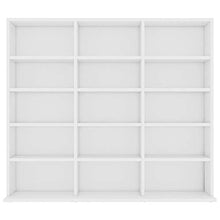 Tidyard Armadio Porta CD/Dvd, Armadio per Casa e Ufficio, Armadio in Truciolato, con Scomparti Aperti 102x16x89,5 cm