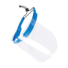 Exceart 1Pz Paraspruzzi Durevole Professionale Antiappannamento Visiera Schizzi D'olio Maschera Facciale Cottura Maschera Protettiva Maschera Protettiva per Medico (Blu Trasparente)
