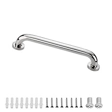 KiKiHong Maniglione Doccia Bagno Maniglione di Sicurezza Acciaio Inossidabile Maniglione Bagno per WC, Bagno, Cucina (30cm)