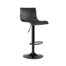 XZGang Nero/Bianco sgabelli da Bar, Solida Durevole Cucina Sgabello Sgabello Mobili for la casa Prima Colazione Bar Stool con Chrome poggiapiedi Altezza: 60-80cm Crea Vita Semplice