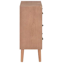 vidaXL Credenza con 5 Cassetti Decorativa in MDF Elegante Robusta Moderna Armadietto Cassettiera in MDF Marrone 60x30x78 cm