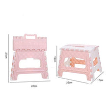 KOLOSM Sgabello Pieghevole da Bagno Sgabello Pieghevole Plastica Multi Step Stein Funs Sgabello da Esterno Sgabello da Esterno Pesca Pesca Pieghevole Bagno Bambini Piccola Panca (Color : A)