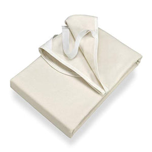 SETEX Molton 1607080200001002 - Coprimaterasso 80 x 200 cm, con Angoli Elasticizzati, 100% Cotone, Colore Naturale
