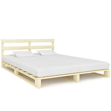 SKM Giroletto in Pallet di Legno Massello di Pino 200x200 cm (41.6kg)