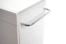 Mendler Arredo Bagno Mobile sottolavabo HWC-D55 Legno di eucalipto 37x60x67cm Bianco