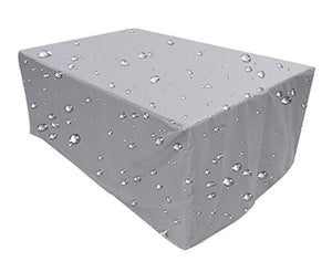 zhbotaolang Resistente all'Acqua Copridivano per Giardino - Copertura Barbecue Tavolo Esterno Anti Pioggia Polvere (123x61x72 cm)