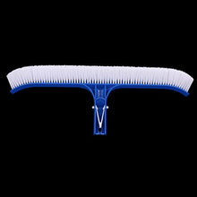 Testa Filo Scopa Pennello Spazzole Piscina Muro Stanza Accessori ABS Bianco Blu 18 Pollici