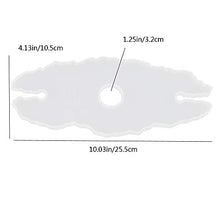 Nifocc Mensola in silicone a forma di bicchiere di vino in resina epossidica irregolare, per la casa, la cucina, il negozio, la decorazione da tavolo