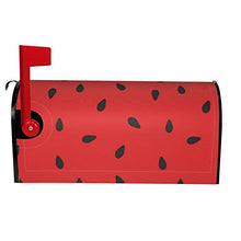 Copertura magnetica per cassetta delle poste, motivo anguria rossa e verde, design unico, per decorazione da giardino, dimensioni standard, 53 x 45 cm