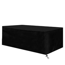 Diossad Protezione Protetivo Coperture Mobili da Giardino Impermeabile Nero 213 x 132 x 74cm