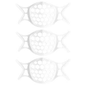 EXCEART 3 Pezzi Supporto in Silicone per Copri Bocca TPE Telaio di Supporto Interno Supporto per Rossetto per Trucco Supporto per Pad Nasale Migliora Lo Spazio Respiratorio per Bambini