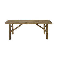 Gartentraum Robusto Tavolo da Salotto in bambù 120cm - Tavolino Bambana