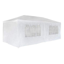 Aktive 53993 - Gazebo Pieghevole 300x600x260 cm con Tubi in Acciaio - Colore Bianco