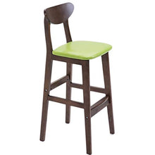 LF- Bar Stool Bar Stool Moda Creativa Bar Chair Casa Schienale Alto Seggiovia Bar Stool Rotante ad Alta Sgabello Sgabello Colazione Ristorante Ascensore Sgabello semplicità (Color : Green)