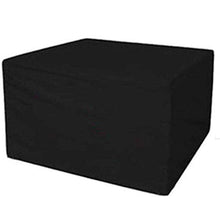 YULIAN Mobili da Giardino Coperture impermeabilizzate 140x140x80 cm, coperture della terrazza Copertina Plan-Viede Anti-invecchiamento Swing Tavolino Tavolino Tavolino Mobili in Rattan, NER.