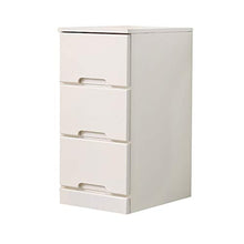 TXXM fabbricazione cassettiera Cucitura armadio cassetto di stoccaggio slot armadio bagno cucina rack di stoccaggio (colore: bianco, dimensioni: 3 strati)
