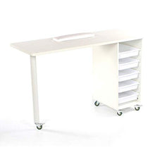 Urbanity Metro Nail Technician Scrivania Tavolo Salone Manicure Postazione Bianco