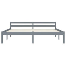 SKM Giroletto Grigio in Legno Massello di Pino 160x200 cm (21.74kg)