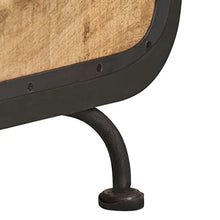 vidaXL Credenza Vintage Armadietto Madia Arredo Casa Cassettiera Dispensa Vetrina Arredo Soggiorno Armadio Arredamento Legno Massello di Mango