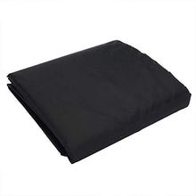 Poetance Copertura impermeabile per tavolo e sedie da giardino, per mobili da giardino, per esterni, colore: nero