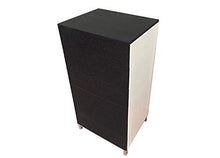 D.G.M. Srl Settimanale Cassettiera comò Verticale Duo con 6 cassetti, Legno con Finitura Wengé e Bianco, L.55 x P.45 x H.110 cm