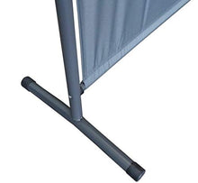 QUICK STAR 2 Pezzi Paravento da Giardino 180 x 178 cm Divisorio in Tessuto Balcone Protezione della Privacy Grigio