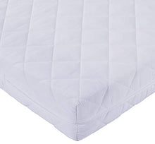 Amazon Basics - Materasso in schiuma con due lati di contatto con classi di rigidità diversa, per bebè e bambini piccoli, 70 x 140 cm