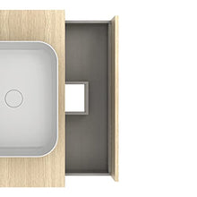 AMIZUVA NIWA TOP Mueble+Lavabo 1 Cajón 1 Hueco Roble Arenado