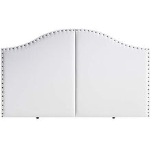 marcKonfort Testiera di Pelle Sintetica Lyon 160X95 Bianco