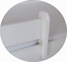 Letto per bambini con funzione estraibile bianco EMMA 160x80 + 2 materassi + 2 telaio, Divano Letto con Doghe in Legno