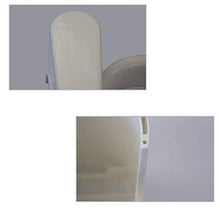 Sgabello WC Squat Plastica Staccabile Igienici Poggiapiedi Potty Sgabello Imbottito Poggiapiedi Bagno Sgabello Igienici per movimento intestinale completo ( Color : White , Size : 32.5x23x54.5cm )