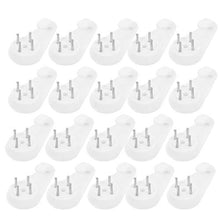 DOITOOL 40Pcs Ganci per Foto Invisibili Ganci per Cornice per Foto per Unghie Heavy Duty Wall Art Painting Appeso per Orologio da Parete Pittura Ad Olio Display Bianco