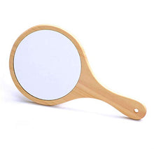 Jackallo - Specchio a mano in legno, specchi di trucco da donna, specchi di maniglia sospesi, vintage, per soggiorno