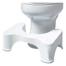 Sgabello da toilette con gradino accovacciato, vasino da bagno antiscivolo, l'originale sgabello da toilette da bagno squatty holz mette il tuo corpo in una posizione accovacciata naturale ottimale
