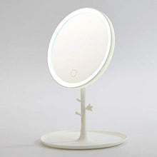 Henai Specchio per Trucco LED da Tavolo dimmerabile con ingrandimento Cost-Effective