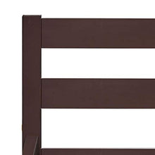 SKM Giroletto con 4 Cassetti Marrone Scuro Legno di Pino 180x200 cm (43.28kg)