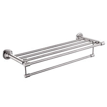 HYYDP Parete Porta Salviette Portasciugamani Acciaio inossidabile Moda Semplice Hotel Famiglia Bagno Cucina Parete Doccia Spazio Mensola multifunzione Materiali impermeabili e anti-ruggine per la prot