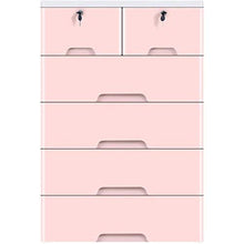 QJL_ANA Armadi Dresser cassetto 5 Plastic Governo di immagazzinaggio Moderna semplicità Camera Giochi for Bambini in Camera Soggiorno Camera da Letto cassettiera