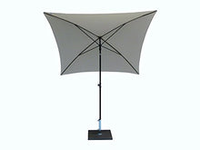 Maffei Art 136q Kronos ombrellone Quadrato cm 200x200, Tessuto PolyMa, Made in Italy. Colore Bianco