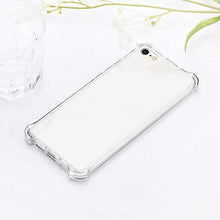 Robinsoni Cover Compatibile con iPhone 6S Plus Clear Silicone Transparent Cover Airbag a Quattro Angoli AntiGraffio Antiurto Protactive Cover Ultra Sottile Morbido Bumper Resistente Case Argento