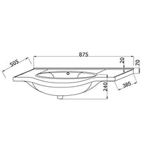 Kiamami Valentina MOBILE ARREDO BAGNO 85 CM ARTE POVERA FINITURA LEGNO NOCE