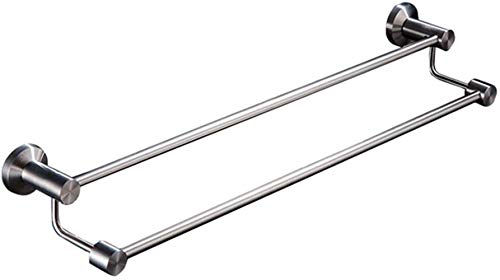 HKX Portasciugamani in Acciaio Inossidabile, portasciugamani per Bagno Portasciugamani per WC Appendiabiti per WC Portasciugamani per WC (Dimensioni: 70 cm)