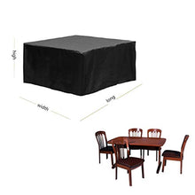 BAILR Copritavolo da Giardino 269×180×89cm, Coperture per Tavoli, Copertura Mobili Giardino,Copertura Tavolo Giarding, Antivento/UV/Impermeabile, Resistente allo Strappo 425D Oxford