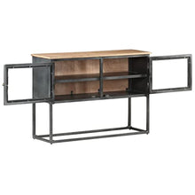 vidaXL Credenza Grigia 100x30x70 cm in Legno Massello di Acacia