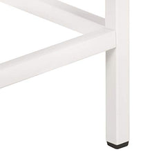 Tidyard Comodino Camera da Letto Rustico con Cassetto in Legno Massello di Mango e Ferro 40x30x50 cm,Comodino Cameretta Rustico con Cassetto in Legno Massello,Comodino in Legno Massello
